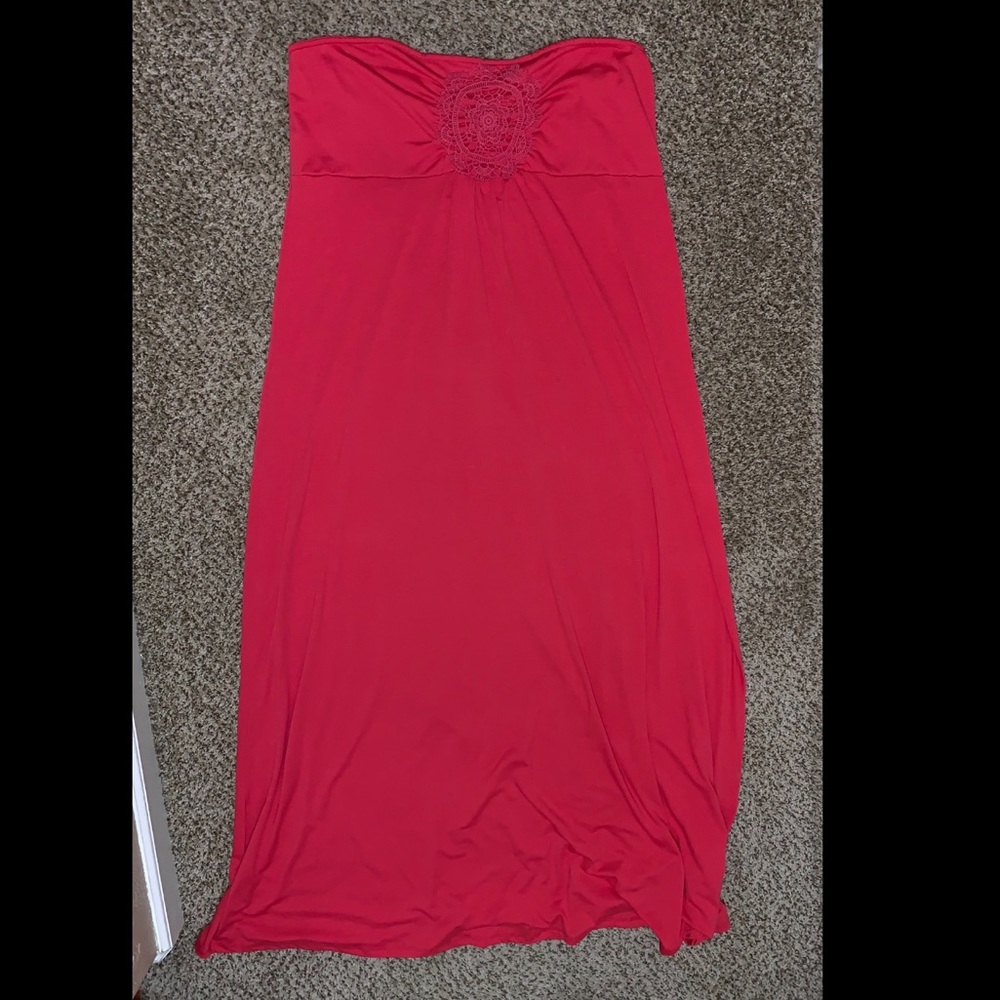 Stature strapless maxi dress